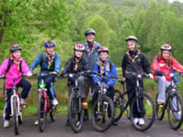 Scouts get on their bikes to fundraise for summer camp