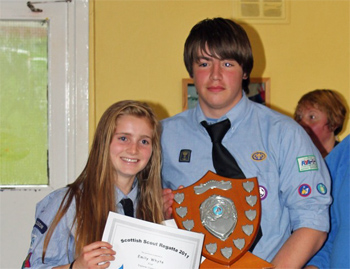 Explorers David & Emily from the 29th Glasgow