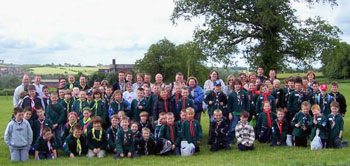 South East District Cubs at Loudon Castle